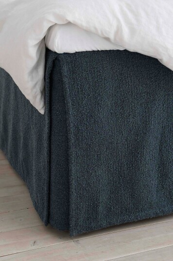 Ellos Home Sengekappe Altro i bouclé høyde 60 cm Blå