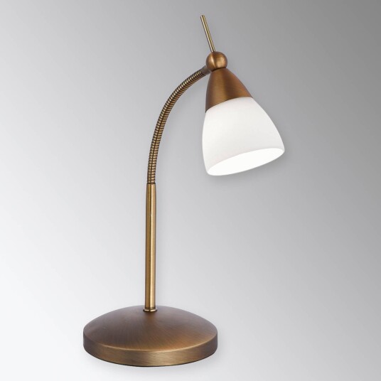 Paul Neuhaus Bordlampe Pino dimbar Bronse / messing Stue / spisestue Metall Moderne