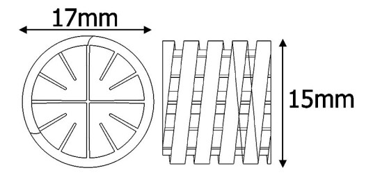 Helix filtermedie 1L