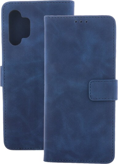Smart Velvet Deksel for iPhone 16 Pro Marineblå