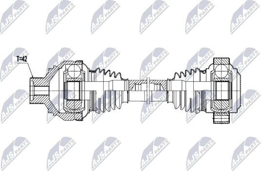 Nty Drivaksel NTY NPW AU 079