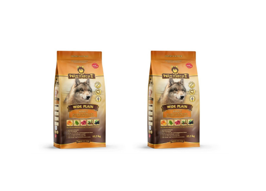 Wolfsblut 2X Dogfood Wide Plain Horse Adult 12.5 kg Bundle