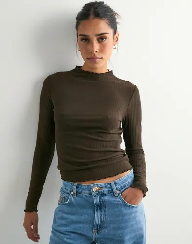 Only Brun Onlemma L/S High Neck Top Noos Jrs