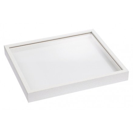 Diverse Dekorasjonsramme MDF Hvit 32x28x3,5cm