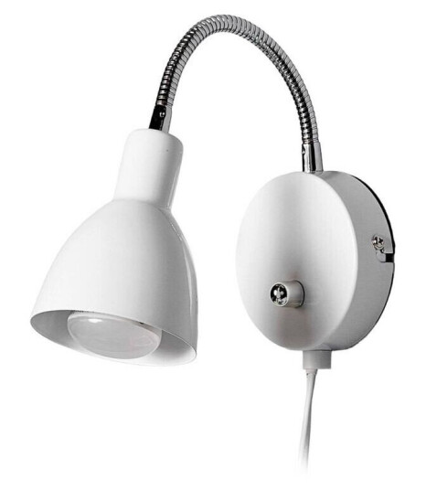 Lindby Amrei vegglampe, dimbar, hvit