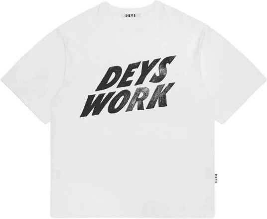 DEYS Moreno Print T Shirt   WHITE   S