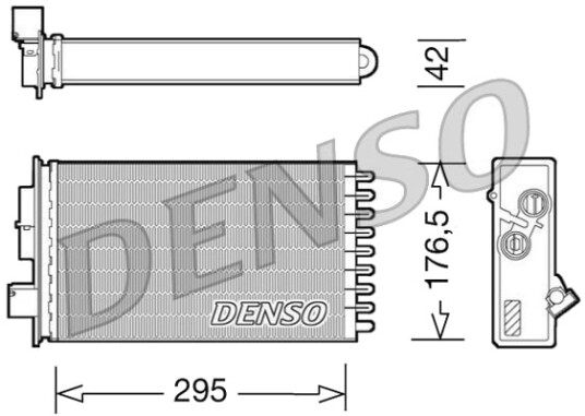 Varmeapparat register DENSO DRR12022 Varmeapparat register DENSO DRR12022