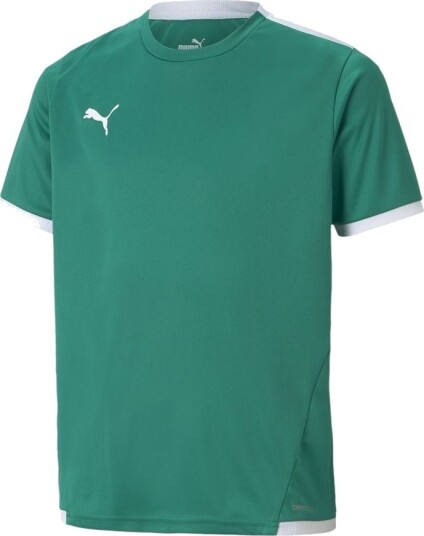PUMA Spillerdrakt teamLIGA Grønn/PUMA White Barn størrelse 116 cm