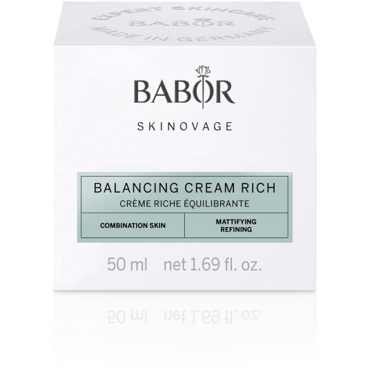 Babor Skinovage Balanserende Krem Rich 50 ml - Fuktighetsgivende og Anti-age for Kombinasjonshud