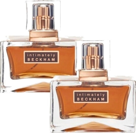 David Beckham Intimately For Him 2-pack Edt 75ml - Treaktig og Kryddret Parfyme for Mann