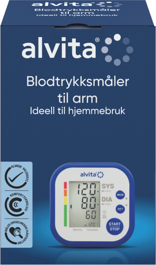 Alvita Blodtrykksmåler Arm 1 stk.
