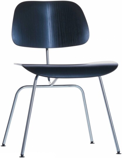 Vitra - Plywood Group Dcm Naturlig Ek Spisestoler Charles & Ray Eames Brun Tre/syntetisk