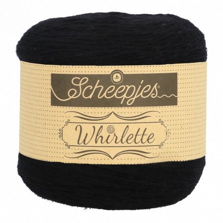 Scheepjes Whirlette Garn Unicolor 851 Liquorice Scheepjes Whirlette Garn Unicolor 851 Liquorice
