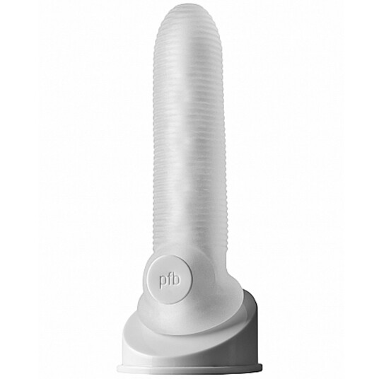 Perfect Fit Fat Boy Micro Ribbed Large Penis Sleeve   - Klar