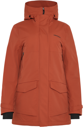 Didriksons Women's Frida Parka 7 Rust 50