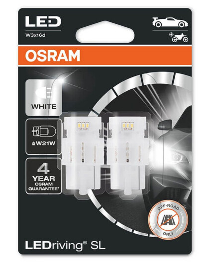 Osram Ledriving Sl W21w Oransje (Sett)