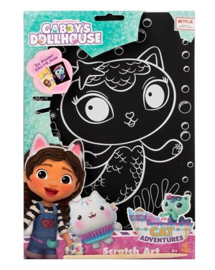 Canenco Gabby's Dollhouse Scratch Art Canenco Gabby's Dollhouse Scratch Art