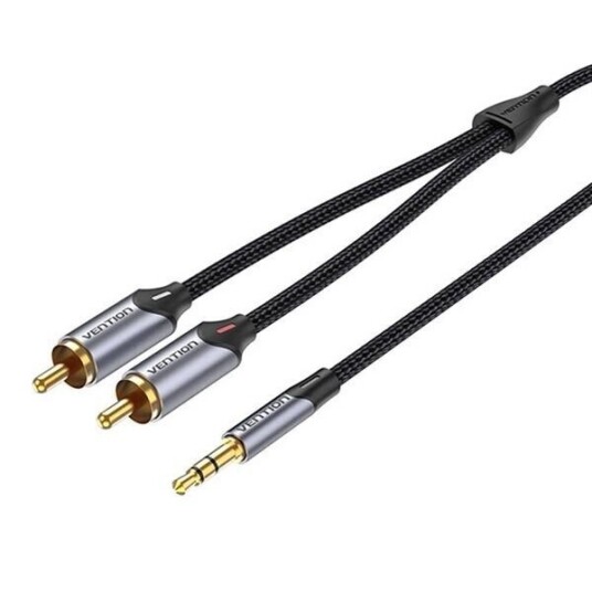 Vention Kabel Audio 2xrca Til 3,5 Mm Vention Bcnbi 3m (gra)