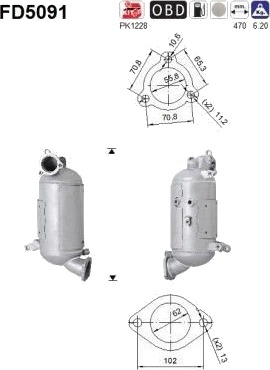 Partikkelfilter AS FD5091