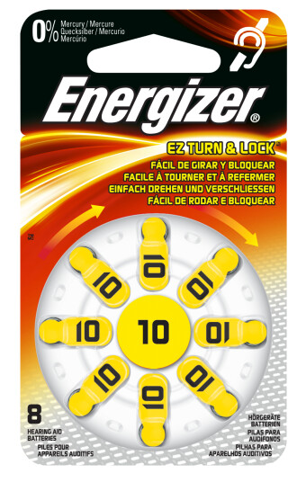 Focus Energizer Høreapparatsbatteri Size 10 - 8pk Focus Energizer Høreapparatsbatteri Size 10 - 8pk