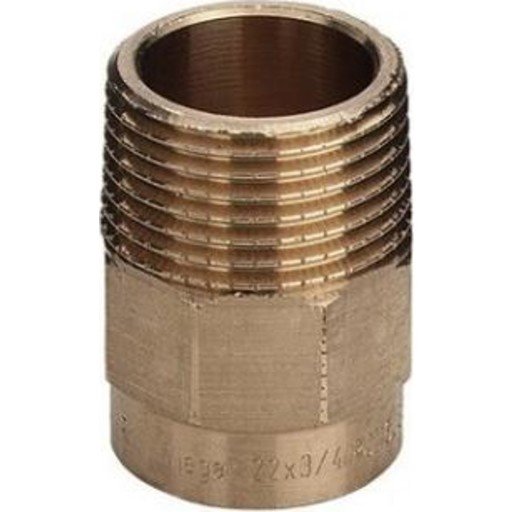 Viega Messing Overgangsnippel 15 mm x 3/4" for Hydraulikk