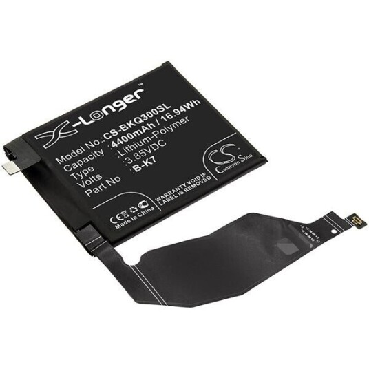 BBK V1955A batteri (4400 mAh 3.85 V, Sort)