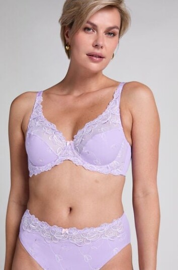 Hunkemöller Uvattert bh med bøyle Diva Lilla
