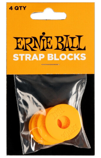 Ernie Ball EB 5621 Strap Blocks Oransj 4 pc