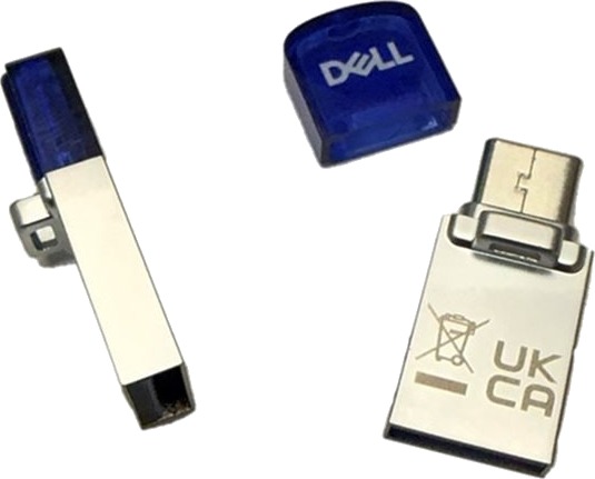 Dell Combo Usb-Flashstasjon 256 Gb Usb 3.2 Usb-C