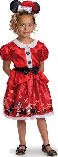 Disguise Kostymer Christmas Minnie Disguise 5-6 år (110-116) Kostymer Rød 156349L-EU-6-NC