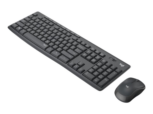 Logitech Mk295 Silent - Tastatur- Og Mussett - Trådløs - 2.4 Ghz - Azerty - Nederlandsk - Grafitt Logitech Mk295 Silent - Tastatur- Og Mussett - Trådløs - 2.4 Ghz - Azerty - Nederlandsk - Grafitt