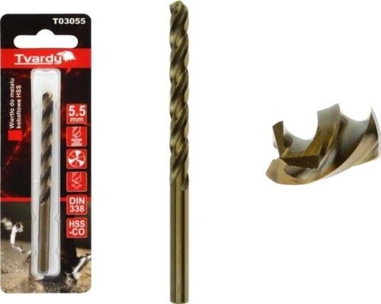 Geko Drill Cobalt Hss Metall Dill Drill M35 5,5 Mm (1/80/640) T03055 Geko