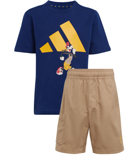 Adidas Performance Shorts Sett Disney Langbein Dkblu/Creyel Performance 2 år 92 Shorts Beige Blå