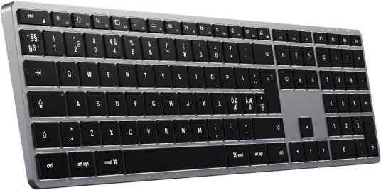 Satechi Slim X3 Bluetooth bakgrunnsbelyst tastatur Satechi Slim X3 Bluetooth bakgrunnsbelyst tastatur