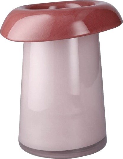 Holmegaard - Soma vase 22,5 cm rose/terracotta