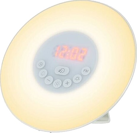 Vekkerklokke med wake up light og FM radio Vekkerklokke med wake up light og FM radio