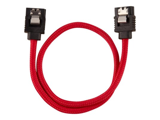 Corsair SATA III-kabel 30 cm Rød - 6 Gbit/s Corsair SATA III-kabel 30 cm Rød - 6 Gbit/s