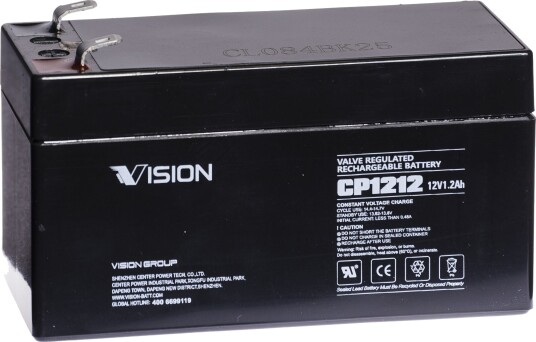 Vision Batteri CP1212 12 v 1,2 ah Vision Batteri CP1212 12 v 1,2 ah