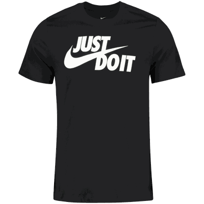 Nike Just Do It Swoosh Tee Mns Svart M