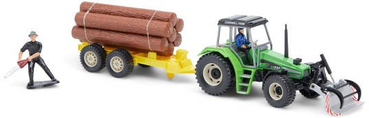 Alex's Garage Farm Truck Med Vedbærer 1:32