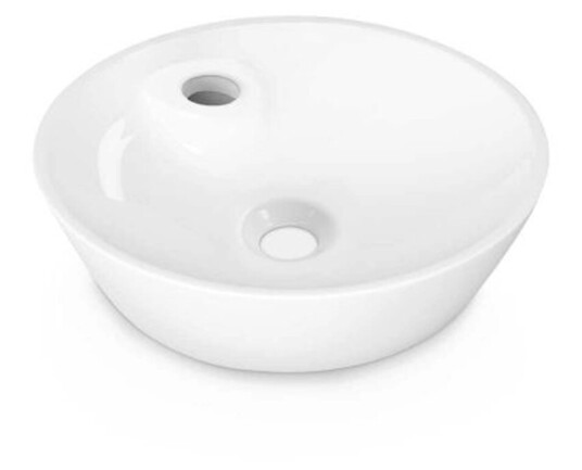 Bathco Lieja servant Toppmontert Servant Ø45x12 cm, uten overløp, Hvit Bathco Lieja servant Toppmontert Servant Ø45x12 cm, uten overløp, Hvit