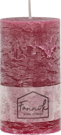 Fanni K - Rustik blokklys 12 cm plomme