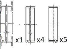 Veivaksellager FAI AutoParts BM1010 STD