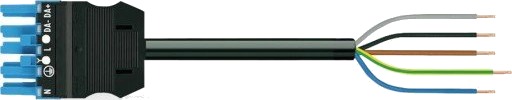WINSTA® MIDI tilkoblingskabel Eca hunn/fri 5G2,5 mm² 5m blå WINSTA® MIDI tilkoblingskabel Eca hunn/fri 5G2,5 mm² 5m blå