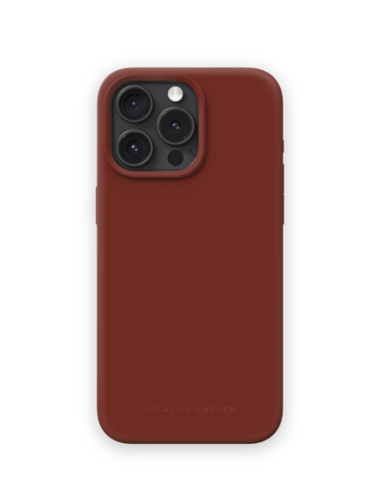 iDeal Of Sweden iPhone 15 Pro Max Silicone Deksel - MagSafe Kompatibel - Dark Amber