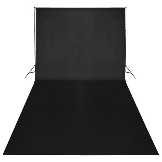 vidaXL Fotostudiosett med lyssett, bakgrunn og reflektor