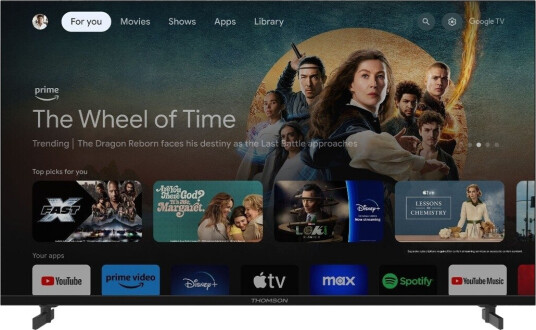 Thomson 32" FHD LED Smart-TV med Google TV og Wi-Fi 32FG2S14
