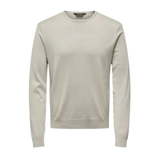 Only & Sons Herre Strikkevarer Beige L Only & Sons Herre Strikkevarer Beige L