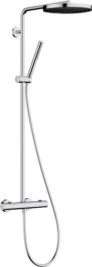Hansgrohe Pulsify S Puro Showerpipe Ø260 mm, 1 stråletype, Krom