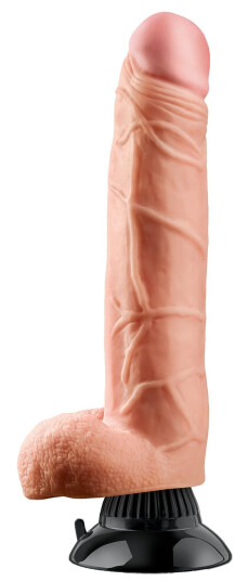 Real Feel Deluxe No. 7 Dildovibrator 27,5 cm - Beige Real Feel Deluxe No. 7 Dildovibrator 27,5 cm - Beige